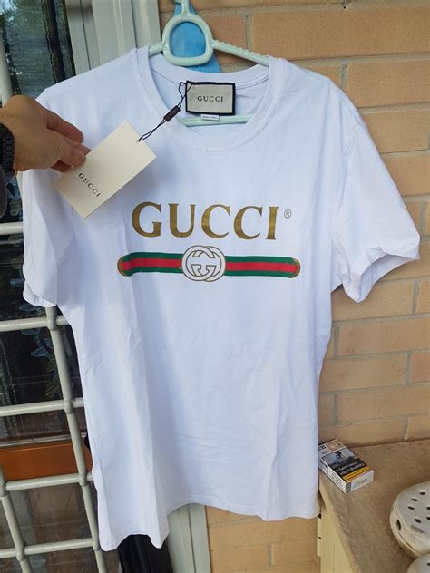 maglia bianca gucci|gucci t shirt sale.